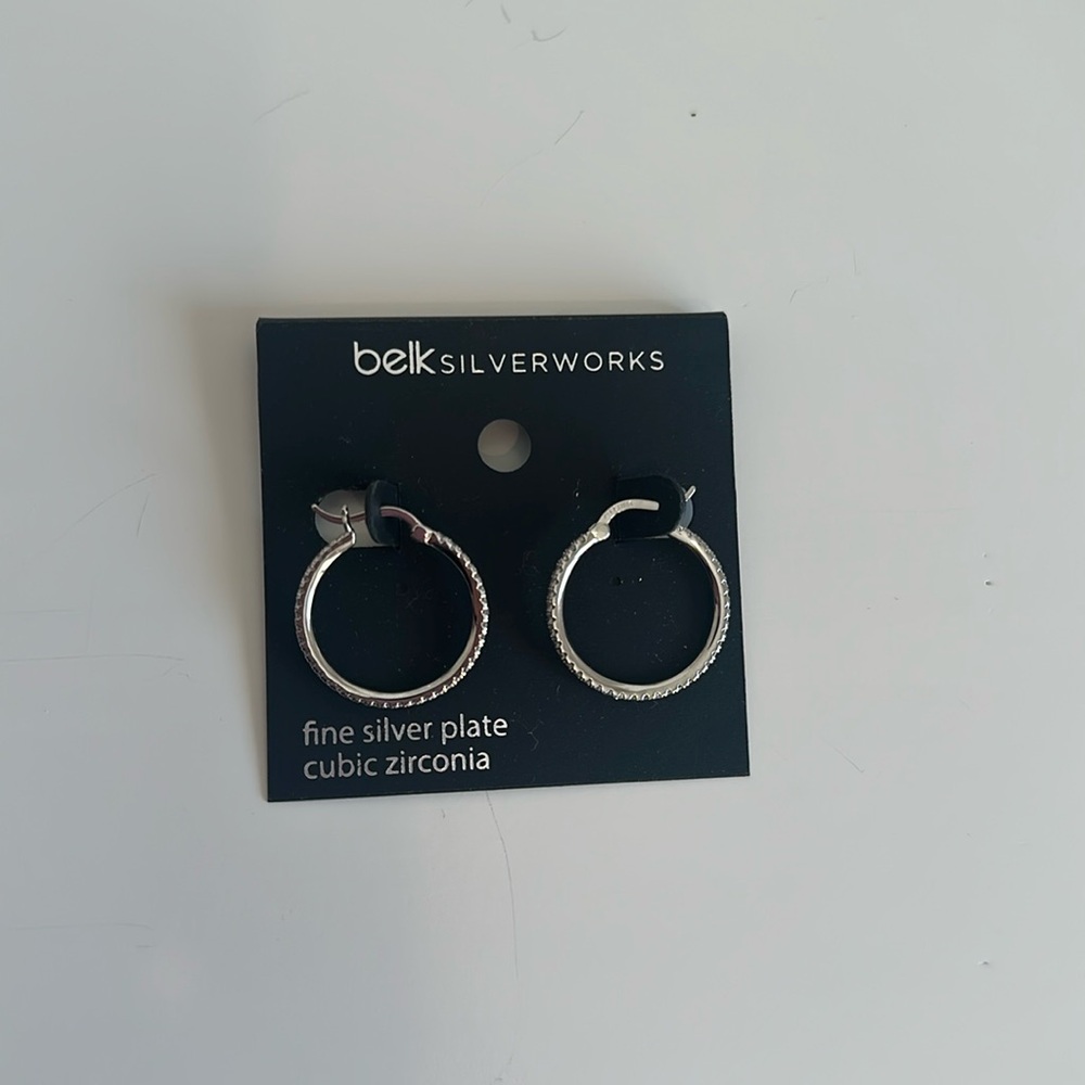 Silver Hoop Earrings